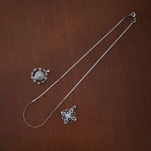 Pretty Bird jewelry pendants and chain set